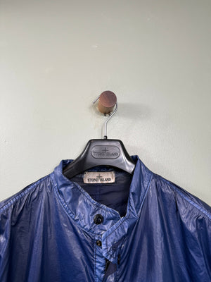 Stone Island Navy Crinkle Gloss Jacket