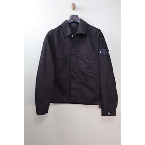Stone Island Black Denim Research Overshirt