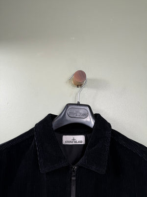 Stone Island Black Corduroy Overshirt
