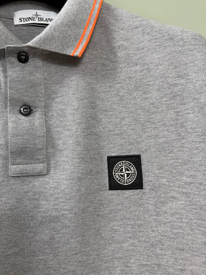 Stone Island Grey SL Polo Shirt