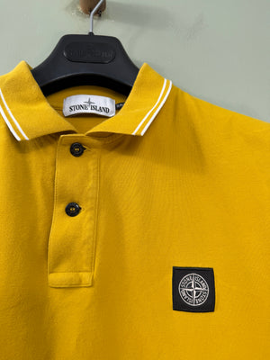 Stone Island Yellow SL Polo Shirt