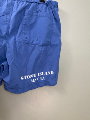 Stone Island Blue Marina Swim Shorts