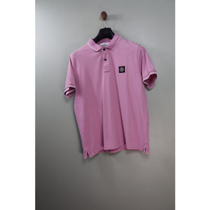 Stone Island Pink Slim Fit Polo