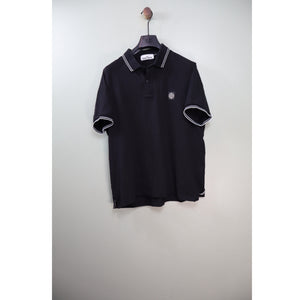 Stone Island Black Slim Fit Polo