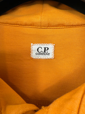 C.P. Company Orange 1/4 Button Jumper