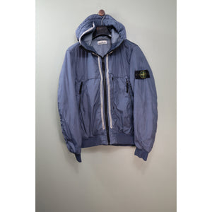 Stone Island Blue Crinkle Reps Jacket