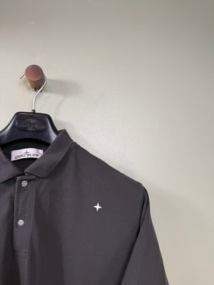 Stone Island Charcoal Grey Stelina Polo