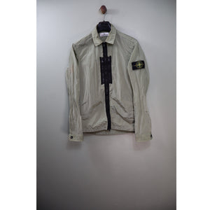 Stone Island Green Nylon Metal Overshirt