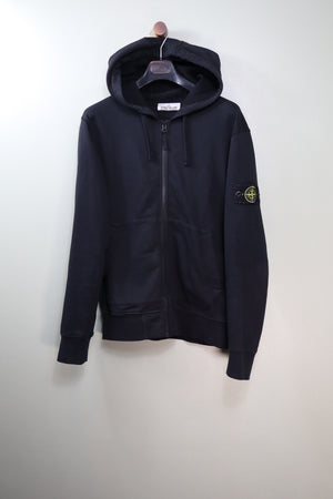 Stone Island Black Zipped Hoodie