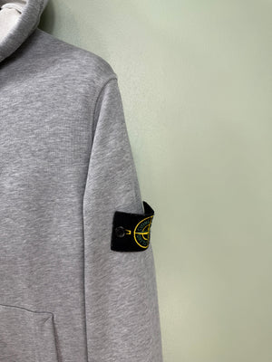 Stone Island Grey Zipped Hoodie
