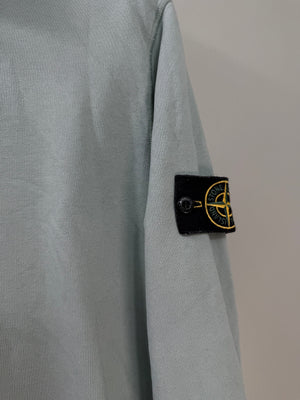 Stone Island Green 1/4 Zip Jumper