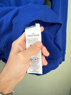 Stone Island Blue 1/4 Zip Jumper