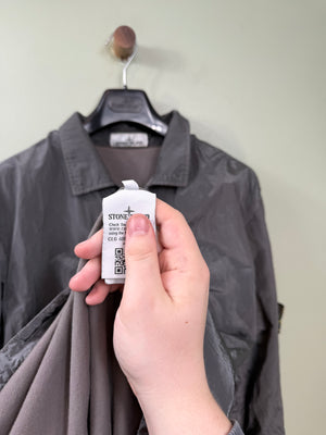 Stone Island Grey Nylon Metal Overshirt
