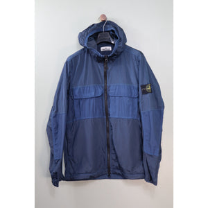 Stone Island Blue Nylon Metal Watro Jacket