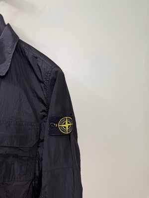 Stone Island Black Nylon Metal Overshirt