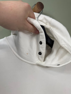 Stone Island White Hoodie
