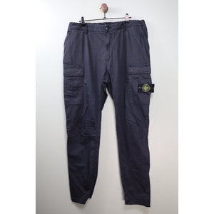 Stone Island Black RE-T Cargo Bottoms