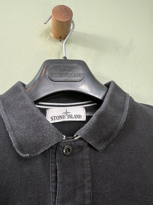 Stone Island Black RE Polo Shirt