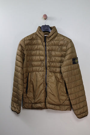 Stone Island Khaki Micro Yarn Down Jacket
