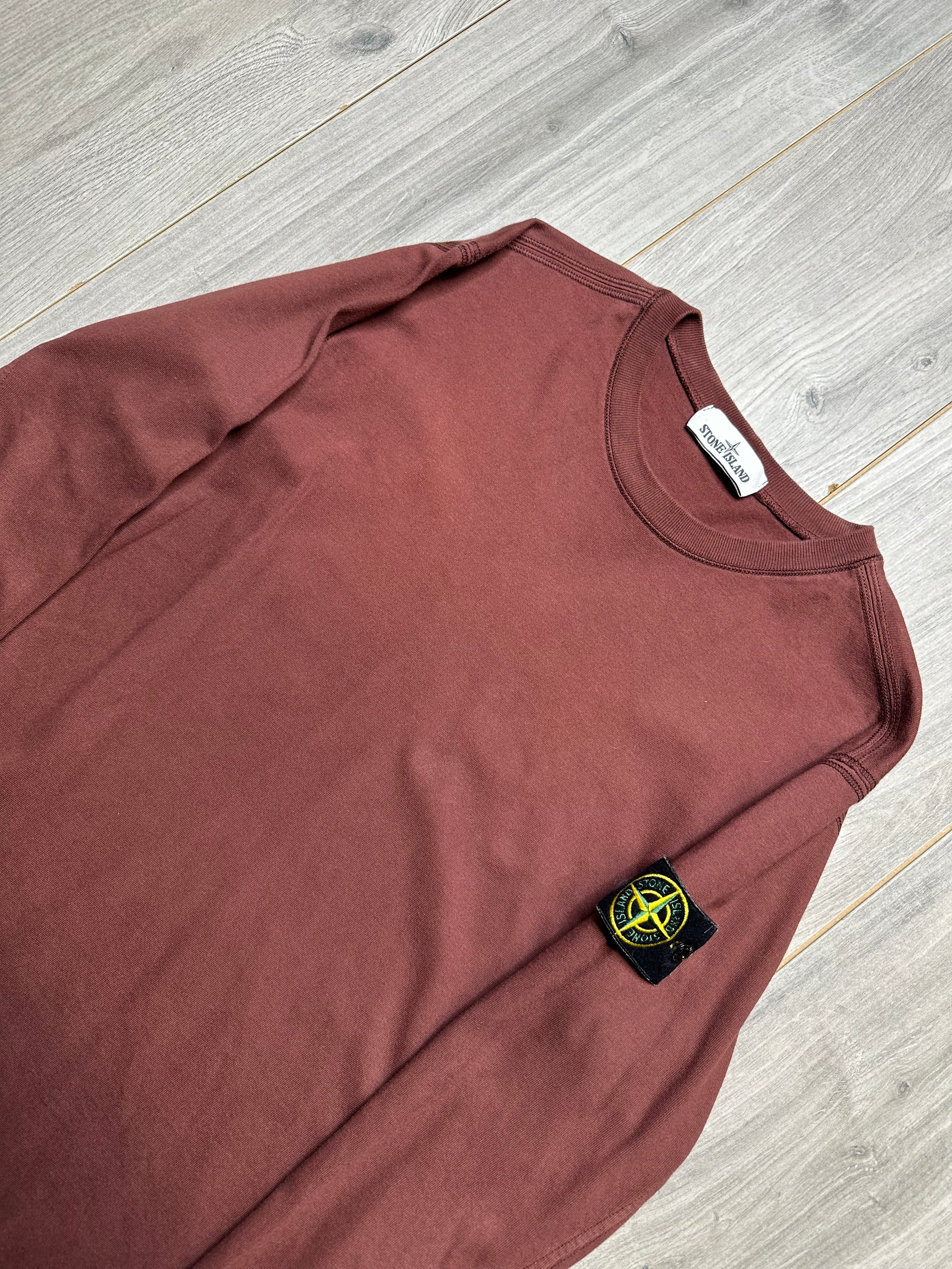 Stone island hot sale jumper burgundy