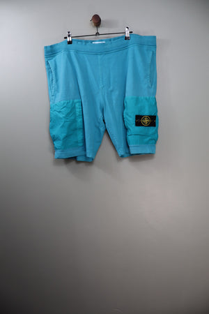 Stone Island Aqua Blue Shorts