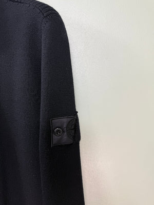Stone Island Black Shadow Project Roll Neck Heavy Knit Jumper
