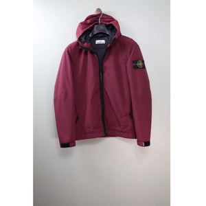Stone Island Burgundy Primaloft Soft Shell Jacket