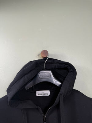 Stone Island Black Zipped Hoodie