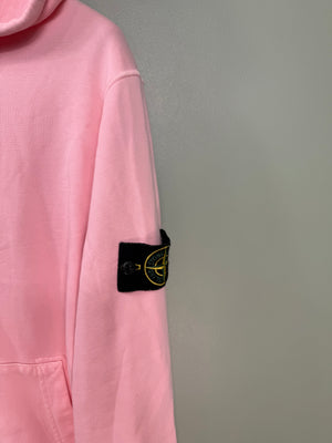 Stone Island Pink Zipped Hoodie