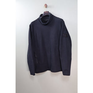 Stone Island Black Mock Neck Ghost Jumper