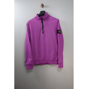 Stone Island Purple 1/4 Zip Jumper