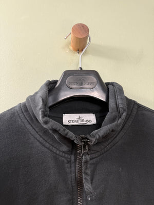 Stone Island Black 1/4 Zip Jumper