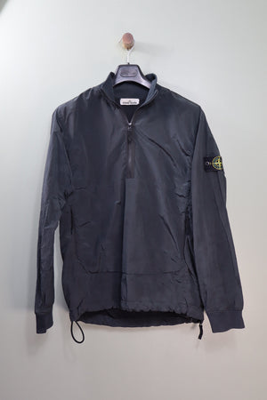 Stone Island Black Nylon Metal Smock