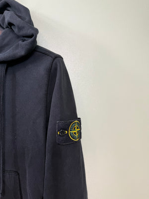 Stone Island Black Zipped Hoodie