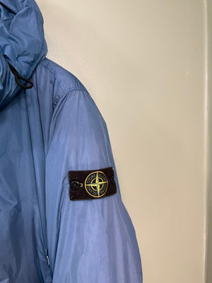 Stone Island Blue Crinkle Reps With Primaloft Jacket