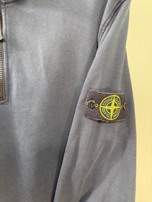 Stone Island Navy 1/4 Zip Jumper