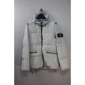 Stone Island Green Crinkle Reps Jacket