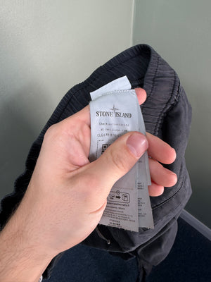 Stone Island Black RE-T Cargo Bottoms