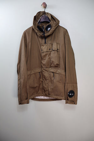 C.P. Company x Adidas Khaki La Mille Goggle Jacket