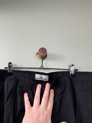 Stone Island Black RE-T Cargo Bottoms