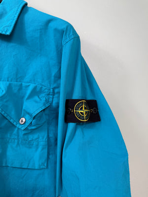Stone Island Aqua Blue Overshirt