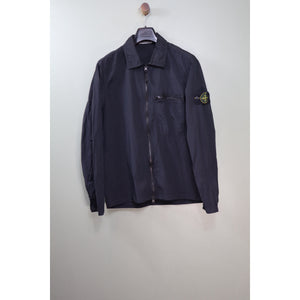 Stone Island Black Nylon Metal Overshirt