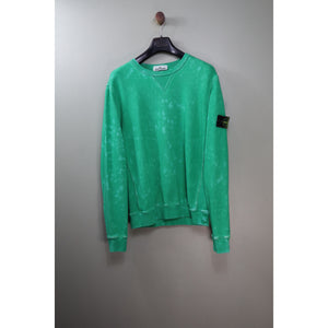 Stone Island Green Ovo Dye Jumper