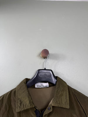 Stone Island Khaki Nylon Metal Overshirt