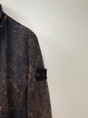 Stone Island Black Ovo Dye Overshirt