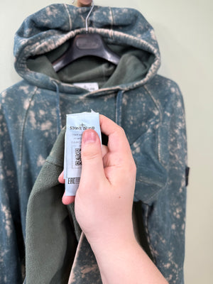 Stone Island Green Ovo Dye Hoodie