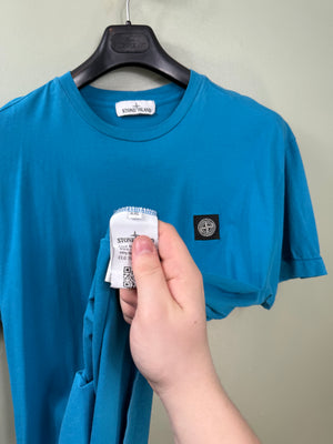 Stone Island Aqua Blue T-Shirt
