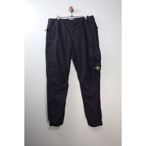 Stone Island Black RE-T Cargo Bottoms