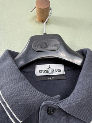 Stone Island Navy SL Polo Shirt