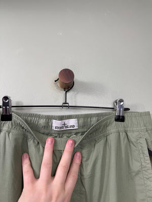 Stone Island Green RE-T Cargo Bottoms